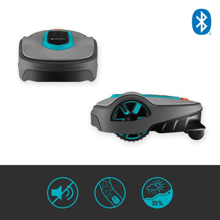 GARDENA Mähroboter SILENO life 1000 m² + Garage